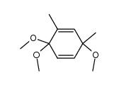 3,6,6-trimethoxy-1,3-methylcyclohexa-1,4-diene Structure