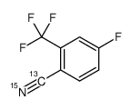 4-fluoro-2-(trifluoromethyl)benzonitrile Structure
