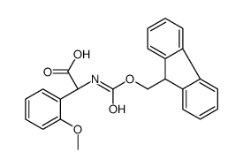 Fmoc-(R)-2-甲氧基苯基甘氨酸结构式