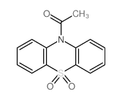 Ethanone,1-(5,5-dioxido-10H-phenothiazin-10-yl)-结构式
