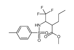 Methyl 2-(2,2,2-trifluoro-1-{[(4-methylphenyl)sulfonyl]amino}ethy l)pentanoate结构式