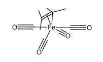 (tetramethylallene)iron tetracarbonyl Structure
