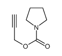 1-Pyrrolidinecarboxylicacid,2-propynylester(9CI)结构式