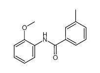 N-(2-methoxyphenyl)-3-methylbenzamide结构式