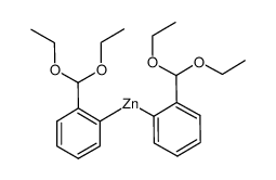 bis[2-(diethoxymethyl)phenyl]zinc Structure