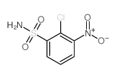 2-氯-3-硝基苯磺酰胺结构式