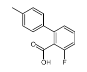 2-fluoro-6-(4-methylphenyl)benzoic acid Structure