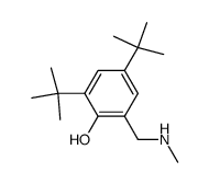2,4-Di-tert-butyl-6-(methyl-(methylamino))phenol结构式