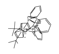 1'',4-双(叔丁基)-1,2-双(二苯基膦基)-3''-(二异丙基膦基)二茂铁结构式