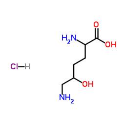 5-Hydroxylysine hydrochloride (1:1) Structure