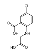2-[(Carboxymethyl)amino]-5-chlorobenzoic acid Structure