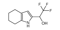 2,2,2-trifluoro-1-(4,5,6,7-tetrahydro-1H-indol-2-yl)ethan-1-ol Structure