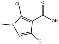 3,5-dichloro-1-methyl-1H-pyrazole-4-carboxylic acid Structure