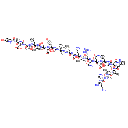 GIP (1-30) amide, porcine结构式