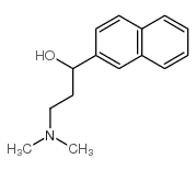 3-二甲基氨基-1-(2-萘)-1-丙醇结构式
