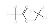 Acetic acid,2,2,2-trichloro-, 2,2,2-trichloroethyl ester结构式