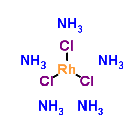 CHLOROPENTAMMINERHODIUM(III) DICHLORIDE structure