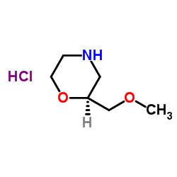 (S)-2-(甲氧甲基)吗啉盐酸盐结构式