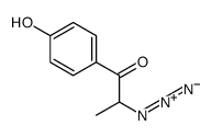 2-azido-1-(4-hydroxyphenyl)propan-1-one Structure