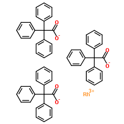 四(三苯基乙酸)二铑(II)二氯甲烷加合物图片