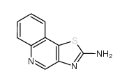 2-氨基噻唑并[4,5-C]喹啉结构式