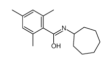 N-cycloheptyl-2,4,6-trimethylbenzamide Structure