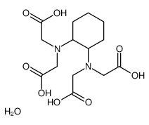 1,2-环己二胺四乙酸 一水合物结构式