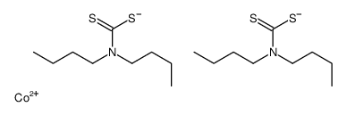 bis(dibutyldithiocarbamato-S,S')cobalt结构式