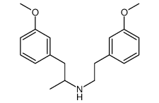 3,3-二甲氧基-alpha-甲基二苯乙胺盐酸盐结构式
