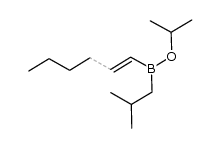 isobutyl-1-hexenylisopropoxyborane结构式
