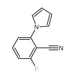 2-FLUORO-6-(1H-PYRROL-1-YL)BENZONITRILE Structure