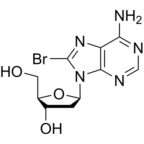 8-Bromo-2'-deoxyadenosine Structure