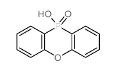 10H-Phenoxaphosphine,10-hydroxy-, 10-oxide Structure