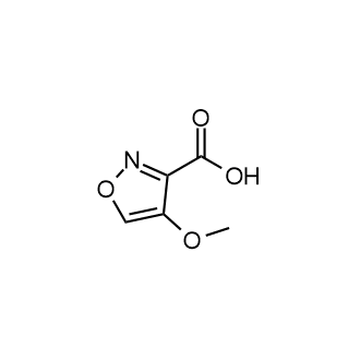 4-甲氧基异噁唑-3-羧酸结构式