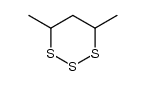 4,6-dimethyl-1,2,3-trithiane Structure
