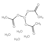 erbium acetate tetrahydrate structure
