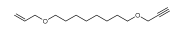 1-(allyloxy)-8-(prop-2-yn-1-yloxy)octane结构式