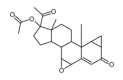 6-Deschloro-6,7-epoxy Cyproterone Acetate Structure