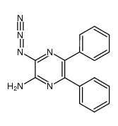 2-amino-3-azido-5,6-diphenylpyrazine Structure