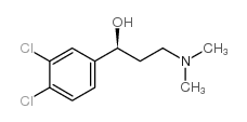 (S)-1-(3,4-二氯苯基)-3-二甲基氨基-1-丙醇结构式
