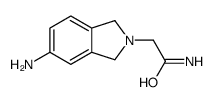 2-(5-amino-1,3-dihydroisoindol-2-yl)acetamide Structure