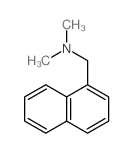 N,N-二甲基-1-(萘-1-基)甲胺结构式