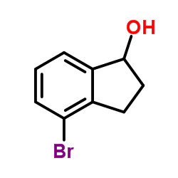 4-溴-2,3-二氢-1H-茚-1-醇结构式