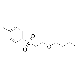 1-((2-丁氧基乙基)磺酰基)-4-甲基苯结构式