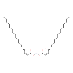 Bis(maleic acid 1-dodecyl)zinc salt Structure