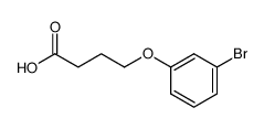 4-(3-溴苯氧基)丁酸结构式