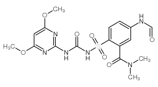 甲酰氨基嘧磺隆结构式