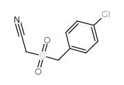 2-[(4-氯苄基)磺酰基]乙腈结构式