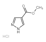 1H-吡唑-4-甲酸甲酯盐酸盐结构式