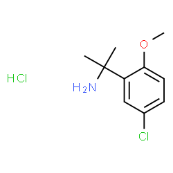 2-(5-氯-2-甲氧基苯基)丙基-2-胺盐酸盐结构式